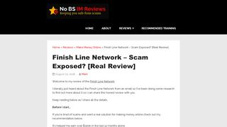 
                            11. Finish Line Network – Scam Exposed? [Real Review]