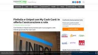 
                            9. Finitalia con My Cash Card: assicurazione auto a rate