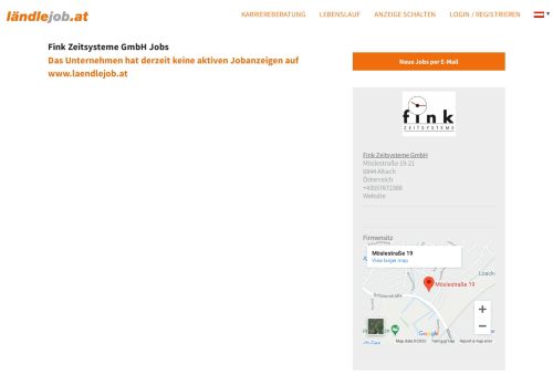 
                            5. Fink Zeitsysteme GmbH - Jobs auf laendlejob.at