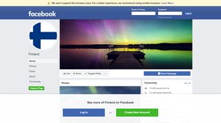 
                            3. Finland - Home | Facebook