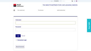 
                            3. Finland > Sign In - ALD Automotive