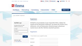 
                            5. FINMA - Registrieren