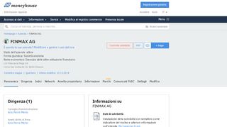 
                            12. FINMAX AG a Chiasso - Indirizzo, Dirigenza e altro - Moneyhouse
