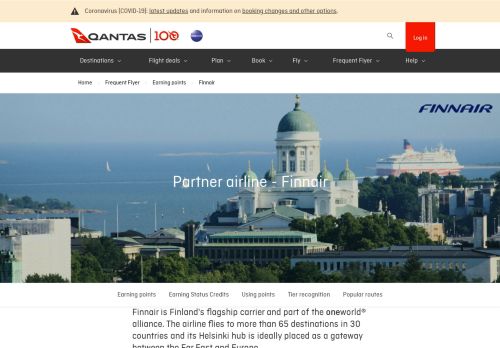 
                            9. Finnair | Airline Partners | Qantas Frequent Flyer