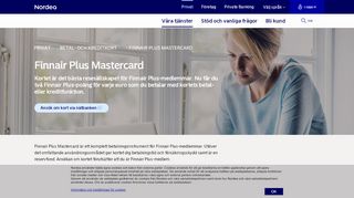 
                            7. Finnair Plus Mastercard -Kort | Nordea.fi