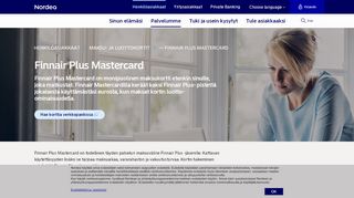 
                            5. Finnair Plus Mastercard - Kortit | Nordea.fi