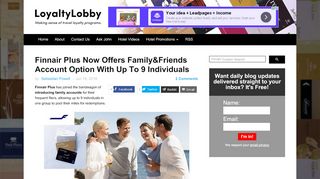 
                            13. Finnair Plus Now Offers Family&Friends Account Option With Up To 9 ...