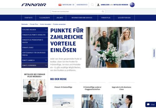 
                            4. Finnair Plus-Punkte einlösen | Finnair