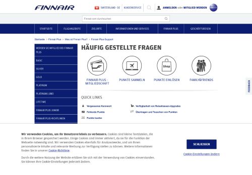 
                            8. Finnair Plus-Support