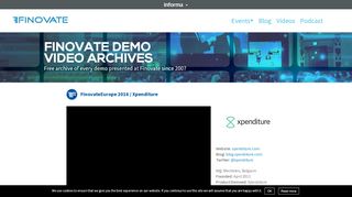 
                            11. FinovateEurope 2016 - Xpenditure - Finovate