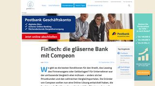 
                            10. FinTech: die gläserne Bank mit Compeon - - Für-Gründer.de