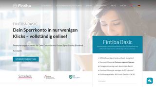 
                            3. Fintiba Basic | Sperrkonto für internationale Studierende