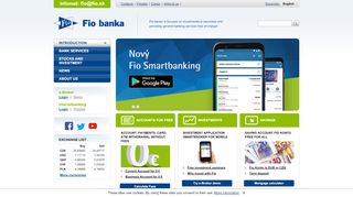 
                            5. Fio bank: Bank, internetbanking, bank accounts, stocks, investments,