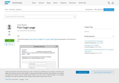 
                            3. Fiori login page - archive SAP