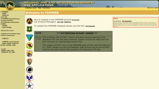 
                            2. Fire & Aviation Management Homepage - FamWeb