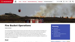 
                            6. Fire Bucket Operations - Brandweer