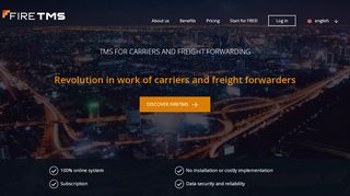 
                            11. Fire TMS: Online software for carrier and freight forwarders