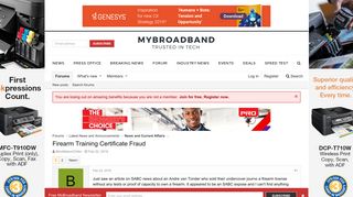
                            10. Firearm Training Certificate Fraud | MyBroadband