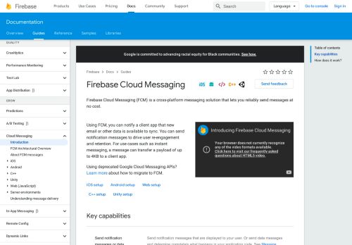 
                            3. Firebase Cloud Messaging | Firebase