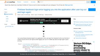 
                            10. Firebase facebook login error logging you into the application ...