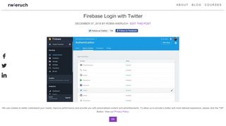 
                            12. Firebase Login with Twitter - RWieruch