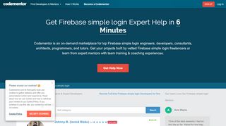
                            7. Firebase simple login Expert Help (Get help right now) - ...