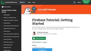 
                            5. Firebase Tutorial: Getting Started | raywenderlich.com