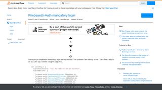 
                            10. FirebaseUi-Auth mandatory login - Stack Overflow