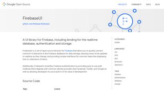 
                            6. FirebaseUI – opensource.google.com