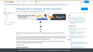 
                            7. FirebaseUI-web: no recognised user after account login - Stack ...