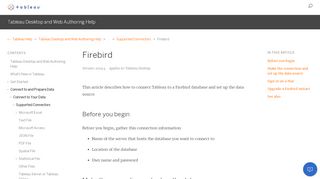 
                            13. Firebird - Tableau - Tableau Help