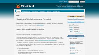 
                            7. Firebird: The true open source database for Windows, Linux, Mac OS ...