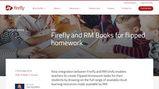 
                            12. Firefly and RM Books for flipped homework – Firefly