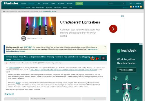 
                            11. Firefox Debuts Price Wise, an Experimental Price-Tracking Feature To ...