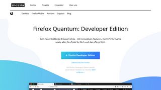 
                            6. Firefox Developer Edition - Mozilla