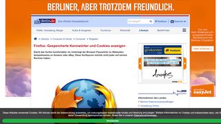 
                            10. Firefox: Gespeicherte Kennwörter und Cookies anzeigen – Berlin.de