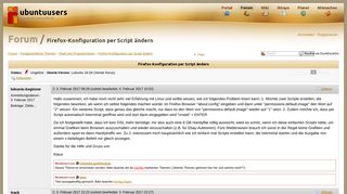 
                            12. Firefox-Konfiguration per Script ändern › Shell und Programmieren ...