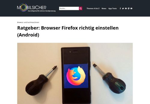 
                            13. Firefox konfigurieren (Android) - mobilsicher.de