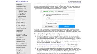 
                            10. Firefox Login Manager konfigurieren - Privacy-Handbuch