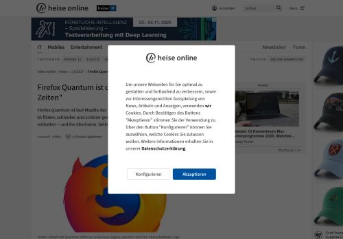 
                            9. Firefox Quantum ist da: 