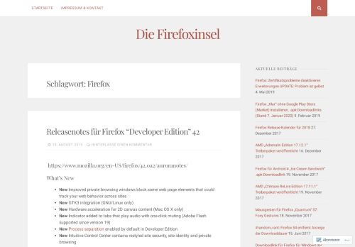 
                            5. Firefox – Seite 5 – Die Firefoxinsel