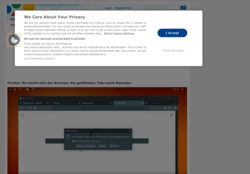 
                            11. Firefox: So merkt sich der Browser die geöffneten Tabs beim Beenden