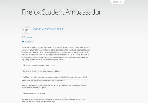 
                            7. Firefox Student Ambassador | Page 4 - The Mozilla Blog