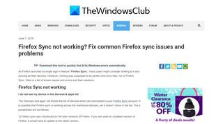 
                            5. Firefox Sync not working? Fix common Firefox sync issues and problems