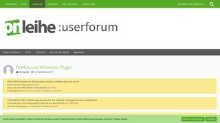 
                            11. Firefox und Widevine Plugin - Allgemeines - onleihe :userforum