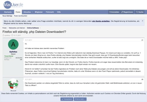 
                            7. Firefox will ständig .php Dateien Downloaden!? | MacUser.de Community