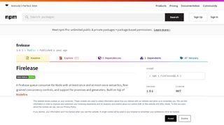 
                            13. firelease - npm