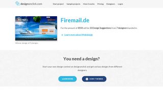 
                            13. Firemail.de » Webdesign » designonclick.com