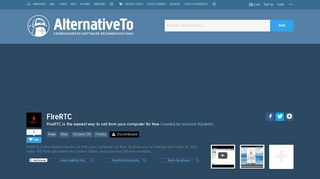 
                            6. FireRTC Alternatives and Similar Software - AlternativeTo.net