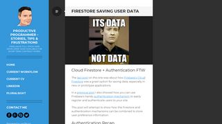 
                            7. Firestore Saving User Data - Productive Programmer - Stories, Tips ...